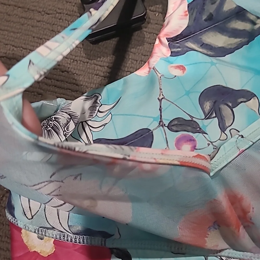 BNWT Womens Seafolly bikini top with mesh detail - Picture 4 of 5